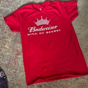 Budweiser Red Graphic T-Shirt